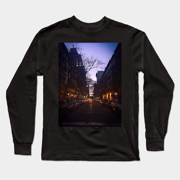 Upper West Side, Manhattan, NYC Long Sleeve T-Shirt by eleonoraingrid